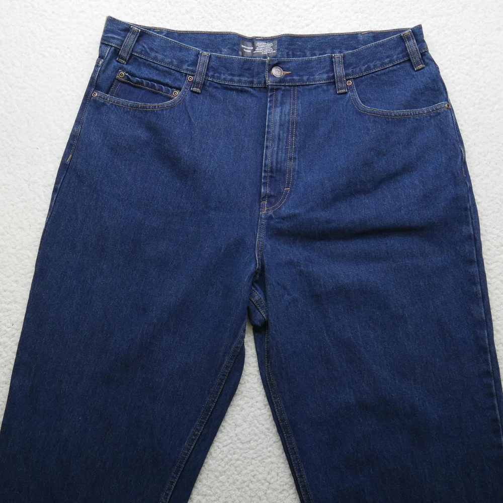 North Canyon Traders Jeans Mens 42x30 Blue Denim Straight Leg Classic Fit